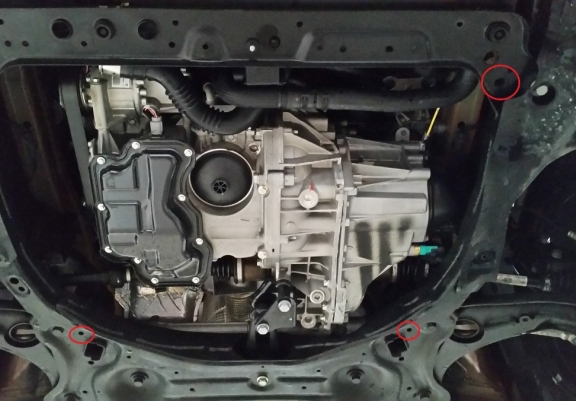 Acél motor, kapcsolószekrény, hűtő védőlemez Nissan Micra