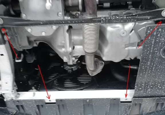 Acél motor, kapcsolószekrény védőlemez Opel Corsa E