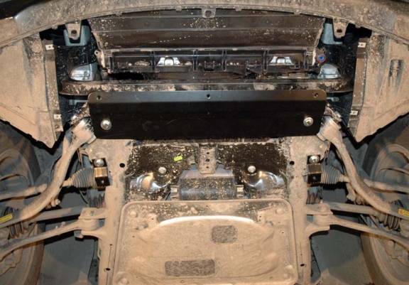 Acél hűtő, első lökhárító védőlemez BMW X3