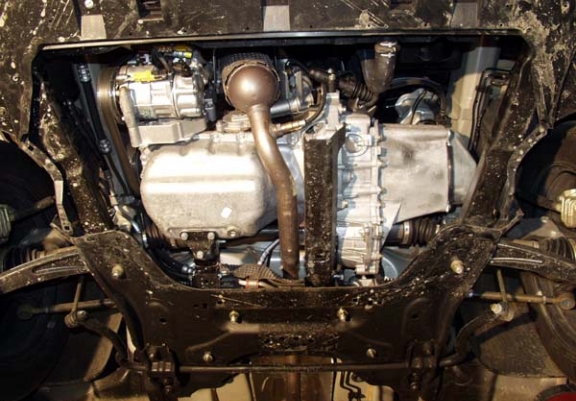 Acél motor, kapcsolószekrény, hűtő védőlemez Citroen C4