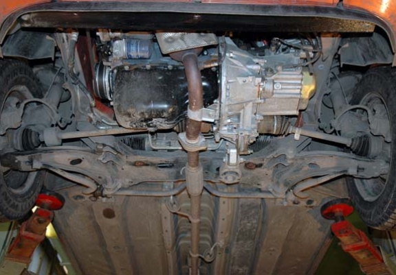 Acél motor, sebességváltó, hűtő, első lökhárító védőlemez Fiat Doblo