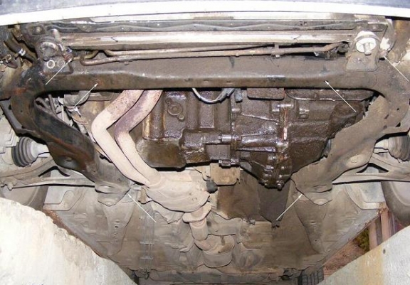 Acél motor, sebességváltó, hűtő, első lökhárító védőlemez Ford Mondeo 1,2