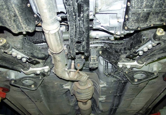 Acél motor, sebességváltó, hűtő, első lökhárító védőlemez Nissan Almera Tino