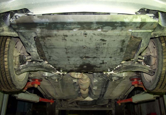 Acél motor, sebességváltó, hűtő, első lökhárító védőlemez Nissan Almera Tino