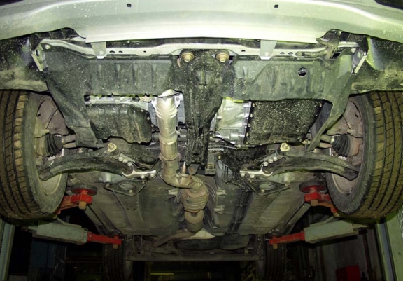 Acél motor, sebességváltó, hűtő, első lökhárító védőlemez Nissan Almera Tino