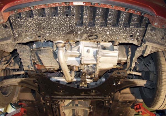 Acél motor, kapcsolószekrény védőlemez Nissan Note