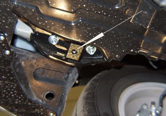 Acél motor, kapcsolószekrény, hűtő védőlemez Fiat Sedici