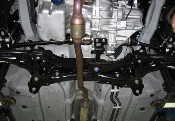 Acél motor, kapcsolószekrény védőlemez Toyota Yaris