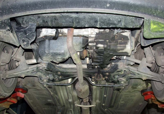 Acél motor, kapcsolószekrény védőlemez VW Lupo