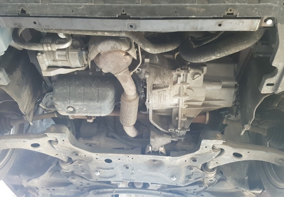 Acél motor, kapcsolószekrény, hűtő védőlemez Volvo V40