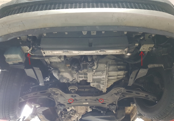 Acél motor, sebességváltó, hűtő, első lökhárító védőlemez Nissan NV300