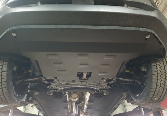 Acél motor, sebességváltó, hűtő, első lökhárító védőlemez Hyundai Kona