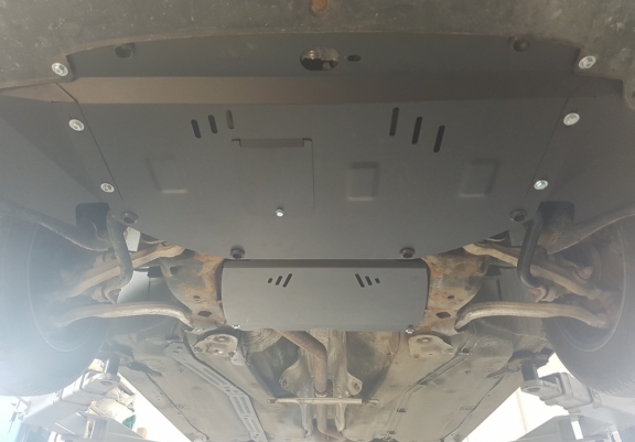 Acél kapcsolószekrény védőlemez Audi A6 - kézi sebességváltó