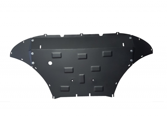 Acél motor, hűtő védőlemez Porsche Cayenne