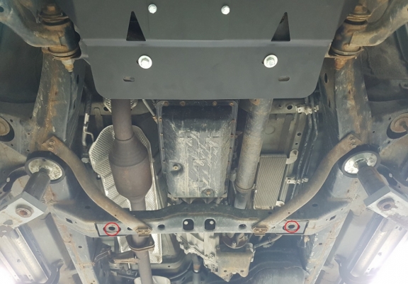 Acél kapcsolószekrény védőlemez Toyota 4Runner