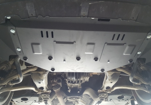 Acél motor, hűtő védőlemez Skoda Superb