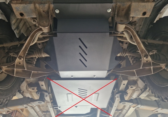 Acél motor, hűtő védőlemez Suzuki Vitara 2.0