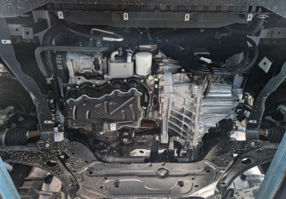 Acél motor, sebességváltó, hűtő, első lökhárító védőlemez Volkswagen Transporter T7 Van