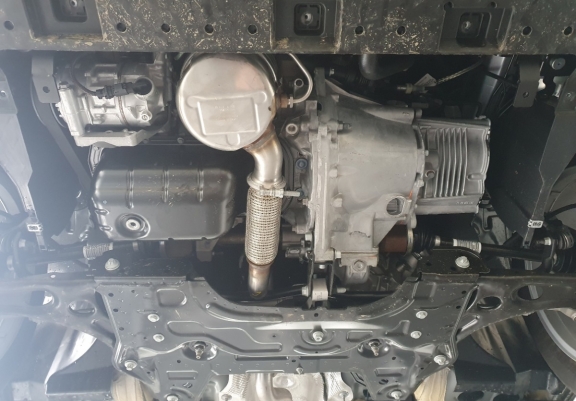 Acél motor, kapcsolószekrény, hűtő védőlemez Opel Mokka