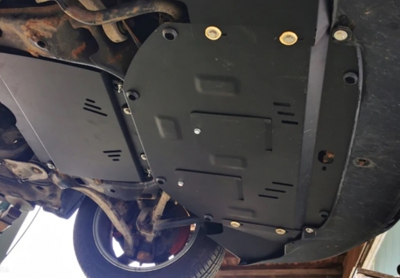 Acél motor, hűtő védőlemez VW Passat B5.5