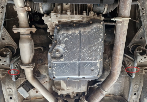 Acél automata kapcsolószekrény védőlemez Subaru XV