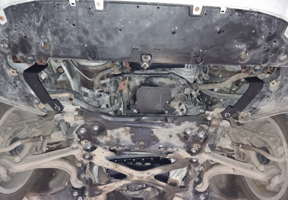 Acél motor, hűtő védőlemez Audi A4 B9 All Road