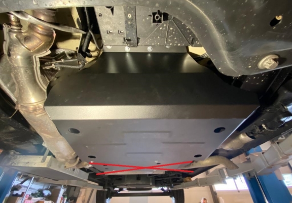 Acél üzemanyagtartály védőlemez Peugeot Boxer