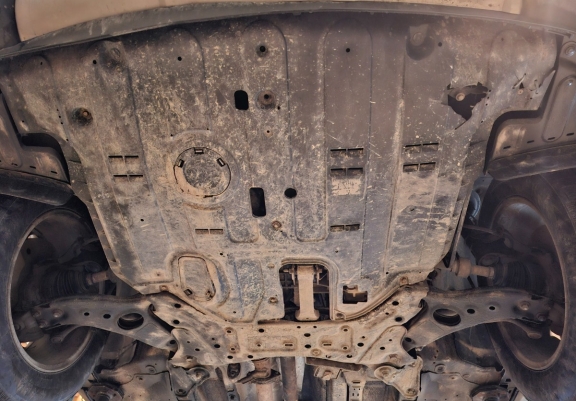 Acél motor, kapcsolószekrény, hűtő védőlemez Hyundai Santa Fe