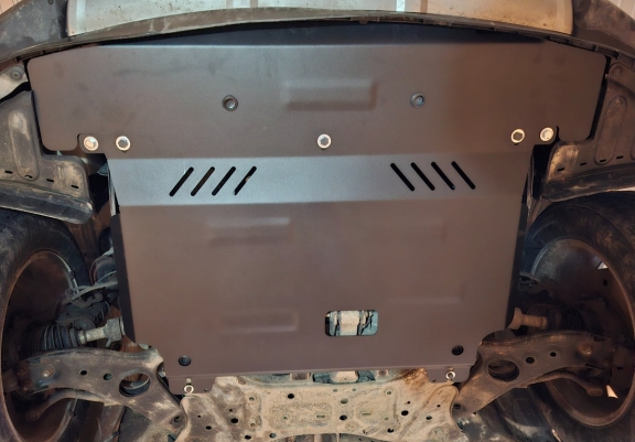 Acél motor, kapcsolószekrény, hűtő védőlemez Hyundai Santa Fe