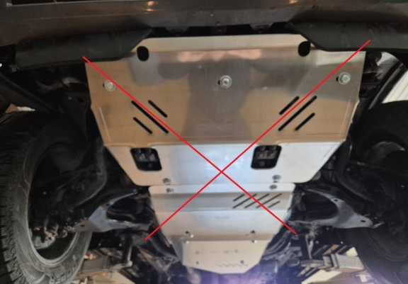 Alumínium kapcsolószekrény védőlemez Lexus GX