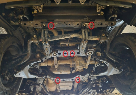 Motor, karter- védő Alumíniumlemez Toyota Land Cruiser 150