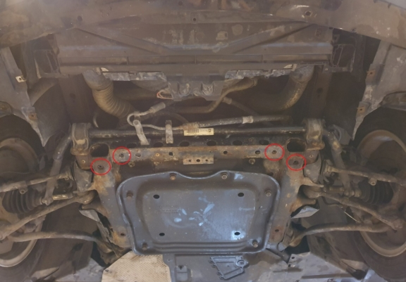 Acél hűtő védőlemez BMW seria 3 - E90