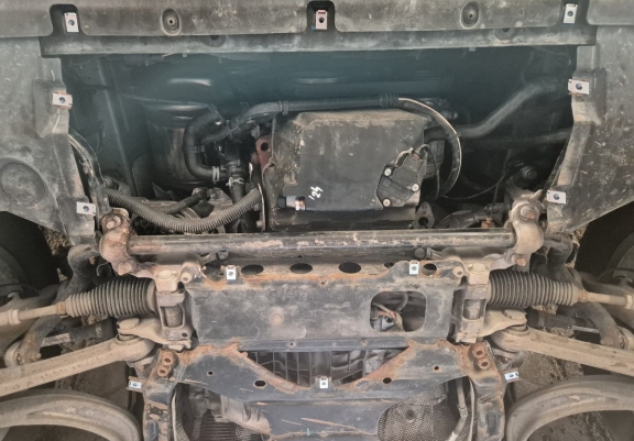 Acél motor, hűtő védőlemez Audi Q5