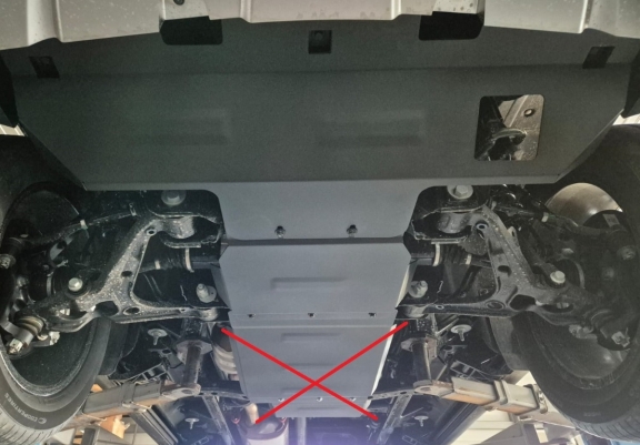 Acél motor-, kartervédő lemez Baic Beijing BJ60