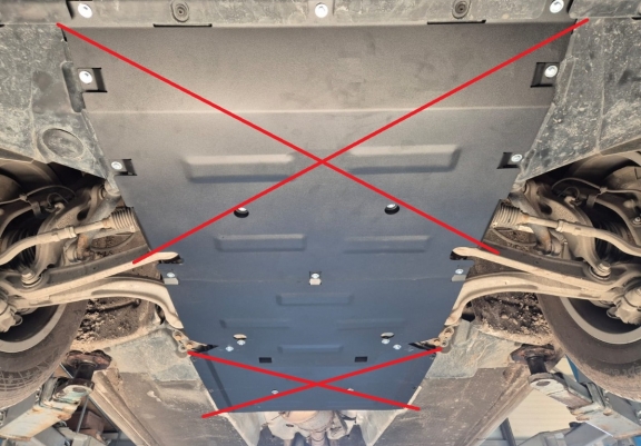 Acél kapcsolószekrény védőlemez Audi Q5