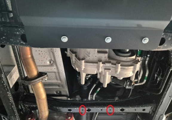 Acél osztómű védőlemez Baic Beijing BJ60