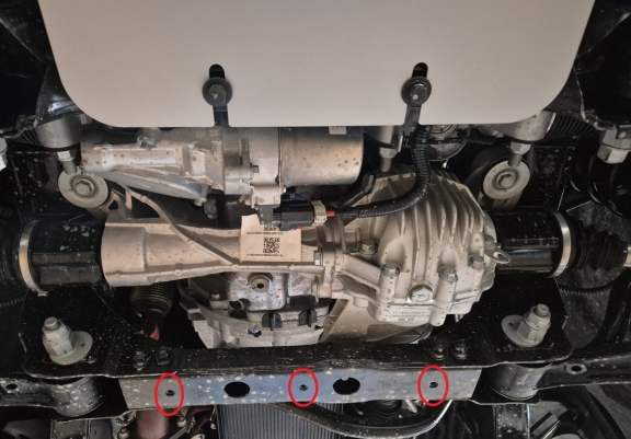 Alumínium motor-, kartervédő lemez Baic Beijing BJ60