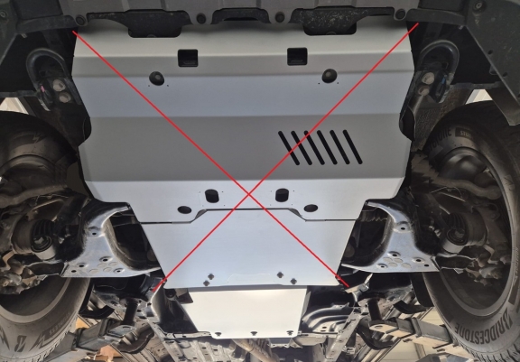 Alumínium kapcsolószekrény védőlemez Toyota Land Cruiser 250