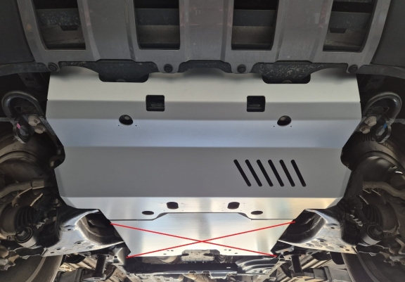 Alumínium hűtő védőlemez Toyota Land Cruiser 250