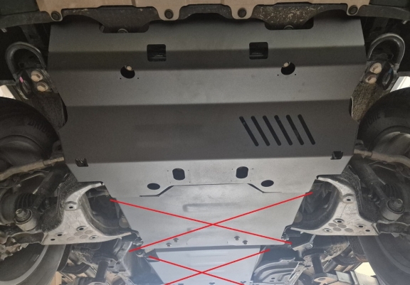 Acél hűtő védőlemez Toyota Land Cruiser 250