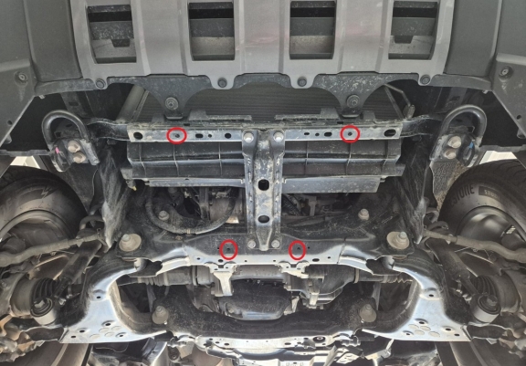 Acél hűtő védőlemez Toyota Land Cruiser 250