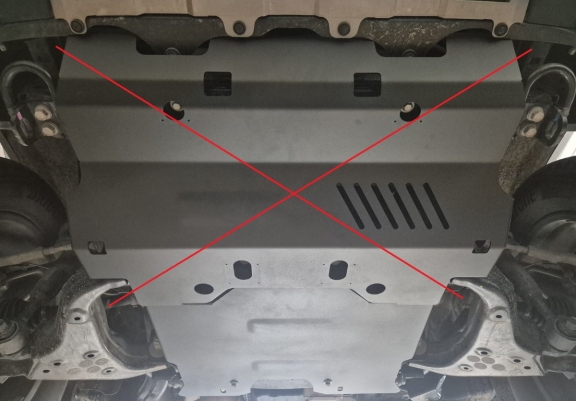 Acél motorvédő lemez Toyota Land Cruiser 250