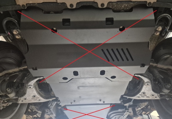 Acél motorvédő lemez Toyota Land Cruiser 250