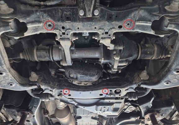 Acél motorvédő lemez Toyota Land Cruiser 250