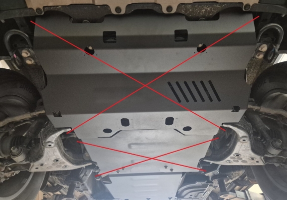 Acél kapcsolószekrény védőlemez Toyota Land Cruiser 250