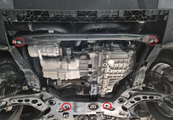 Acél motor, kapcsolószekrény, hűtő védőlemez Baic Beijing BJ30