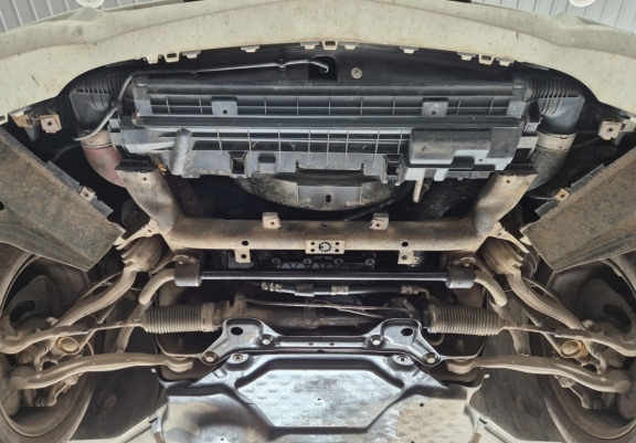 Acél motor, hűtő védőlemez Mercedes C-Class W204