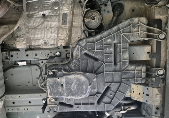 Acél AdBlue tartályvédő lemez Ford Transit Custom