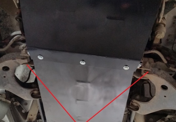 Acél motor, hűtő védőlemez Nissan Navara D22