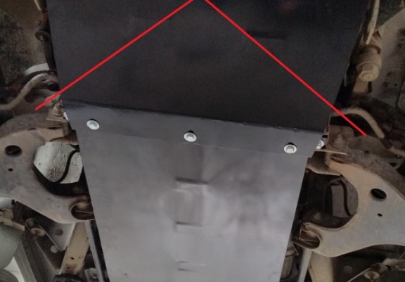 Acél kapcsolószekrény védőlemez Nissan Pick Up